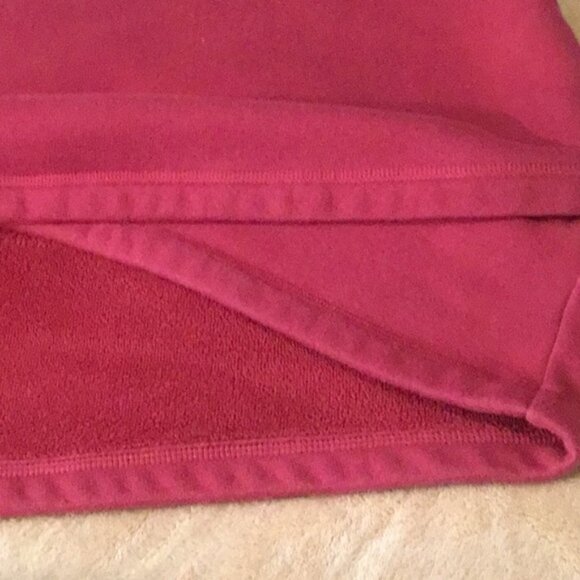 Athleta Deep Red Zippered Long Pullover - Picture 10 of 12